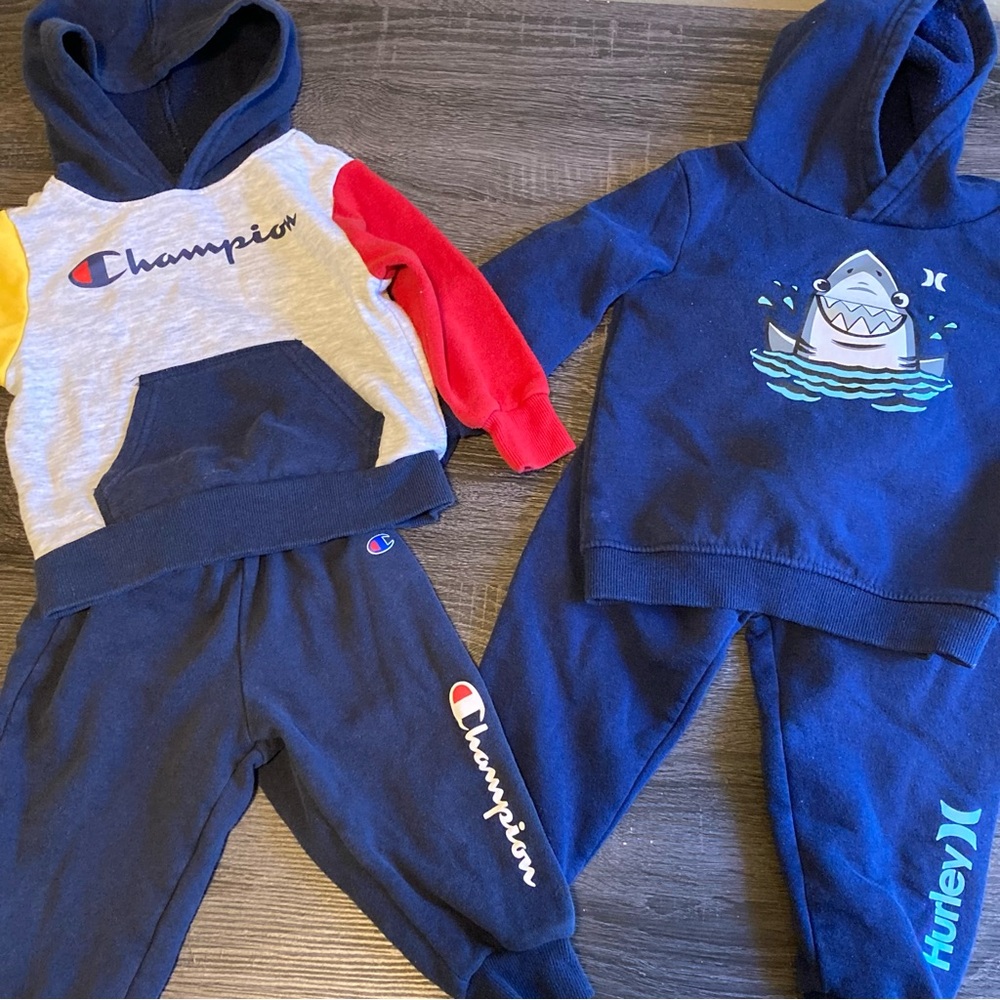 Champion Hurley hoodie bundle